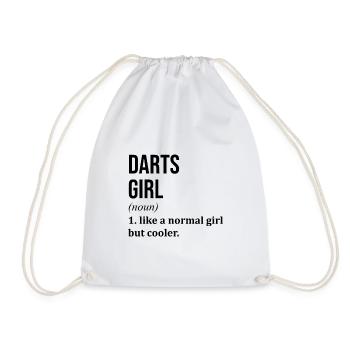 Darts - Drawstring Bag - white - Front