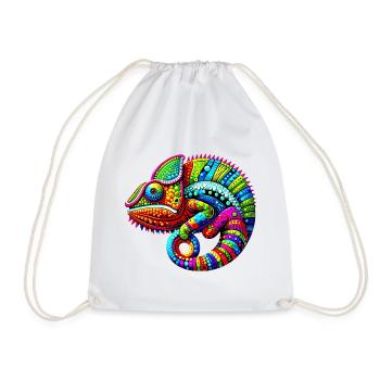 Caméléon - Sac de sport léger - blanc - Devant