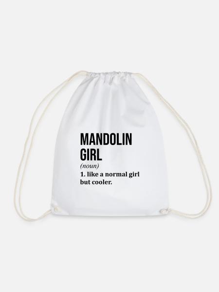 Mandolin Mandolin Mandolin - Turnbeutel - Weiß