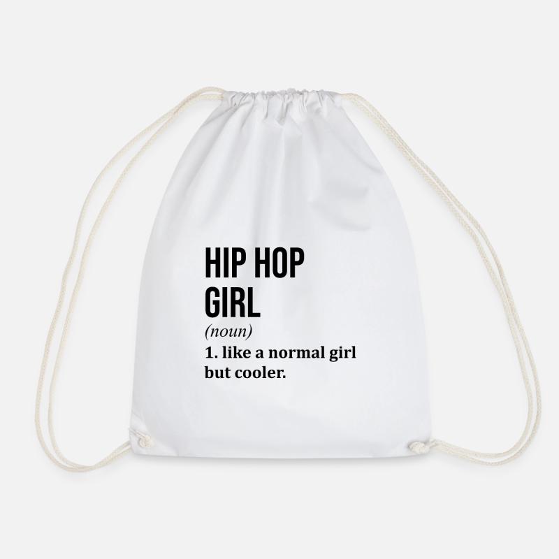 Hip Hop - Turnbeutel - Weiß