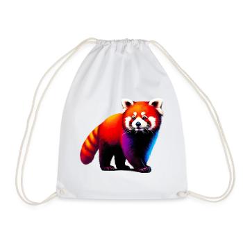 Petit panda - Sac de sport léger - blanc - Devant