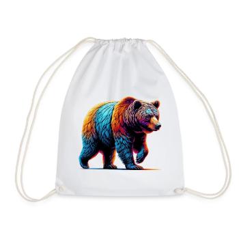 Ours - Sac de sport léger - blanc - Devant