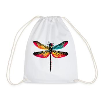 Libelle - Turnbeutel - Weiß - Vorne