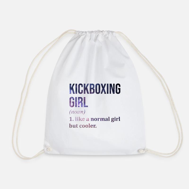 Kickboxen - Turnbeutel - Weiß