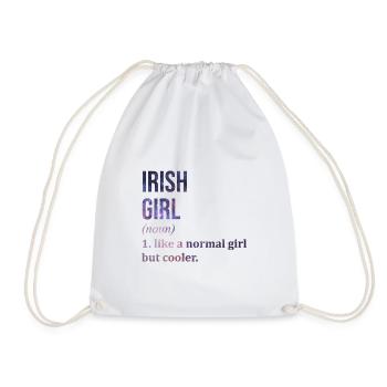 Ireland Ireland Ireland - Drawstring Bag - white - Front
