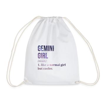 Gémeaux - Sac de sport léger - blanc - Devant