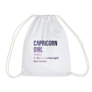 Capricorne - Sac de sport léger - blanc - Devant