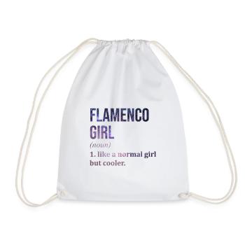 Flamenco - Turnbeutel - Weiß - Vorne