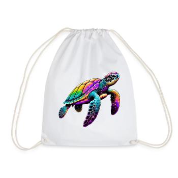 Tortue - Sac de sport léger - blanc - Devant