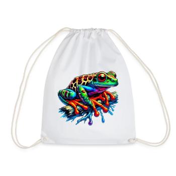 Grenouille - Sac de sport léger - blanc - Devant