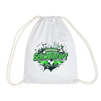 Schweinfurt Football Support - Drawstring Bag - white - Front