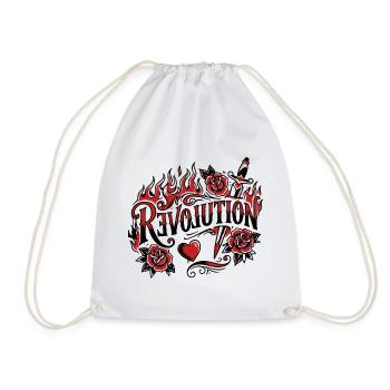 Diversity & Inclusion, Revolution Hoodie, Mug - Drawstring Bag - white - Front