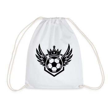 Armoiries de football Ailes - Sac de sport léger - blanc - Devant