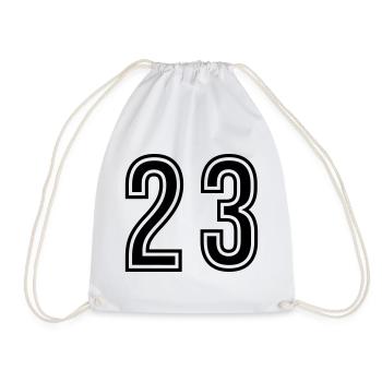 Symbole du chiffre 23 - Sac de sport léger - blanc - Devant