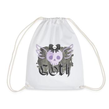 Goth - Turnbeutel - Weiß - Vorne