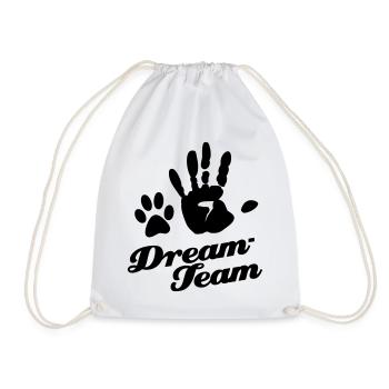 Dream Team Animal Lovers Paw - Sac de sport léger - blanc - Devant