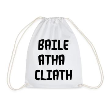 Baile Atha Cliath - Drawstring Bag - white - Front