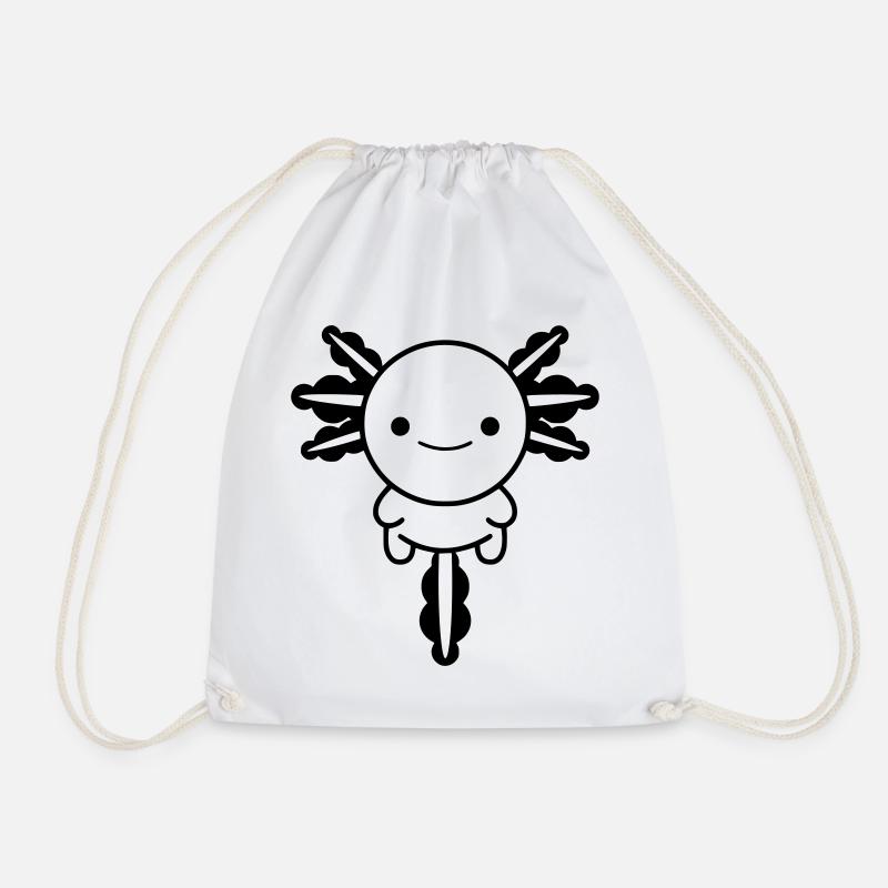 Axolotl - Turnbeutel - Weiß