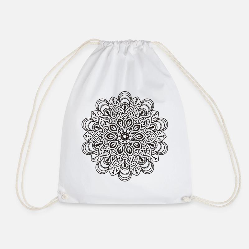 Mandala Mandala - Turnbeutel - Weiß