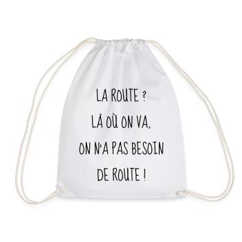 Cinéma / Citation / Série télé / Geek - Sac de sport léger - blanc - Devant