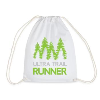 Ultra Trail Runner - Drawstring Bag - white - Front