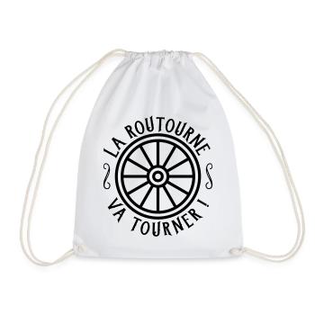La routourne va tourner - Sac de sport léger - blanc - Devant