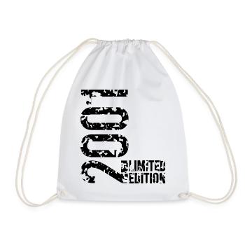 Limited edition the year 2001 (black) - Drawstring Bag - white - Front
