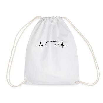 Ours polaire noir ECG Ours polaire - Sac de sport léger - blanc - Devant