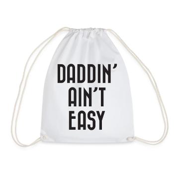 Papa n’est pas facile - Sac de sport léger - blanc - Devant
