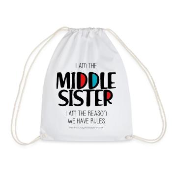 Sœur cadette - Sac de sport léger - blanc - Devant
