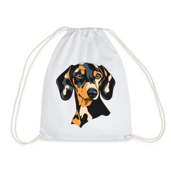 Teckel - Sac de sport léger - blanc - Devant