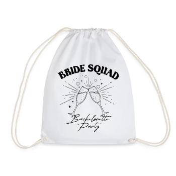Bride Squad - Bachelorette Party - Turnbeutel - Weiß - Vorne