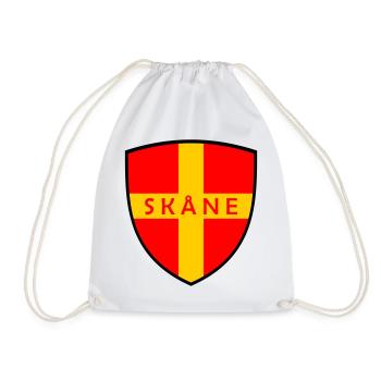 Skåne - Drawstring Bag - white - Front