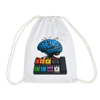 PEDALBOARD BRAIN - sound & vision - Sac de sport léger - blanc - Devant