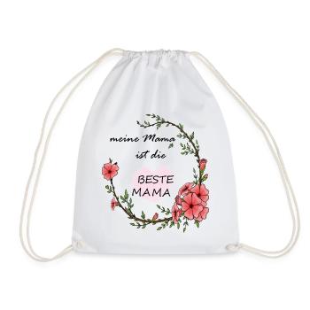 Meilleur cœur de maman - Sac de sport léger - blanc - Devant