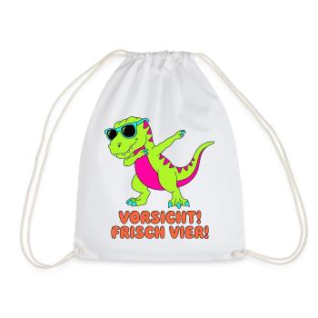 Méfiez-vous du Fresh Four qui fait du dab à Dino - Sac de sport léger - blanc - Devant