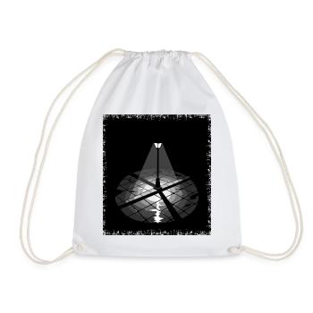 Lumière de rue solitaire Éclairage nocturne Grunge - Sac de sport léger - blanc - Devant