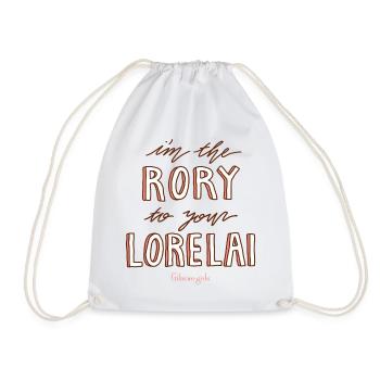 Gilmore Girls Je Suis Ton Rory Pour Ton Lorelai - Sac de sport léger - blanc - Devant