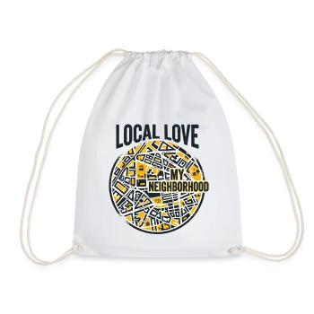 Amour local - Sac de sport léger - blanc - Devant