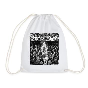 Headbanger de Noël - Sac de sport léger - blanc - Devant
