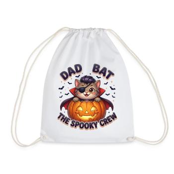 Papa Chauve-souris L’Équipage Effrayant - Sac de sport léger - blanc - Devant