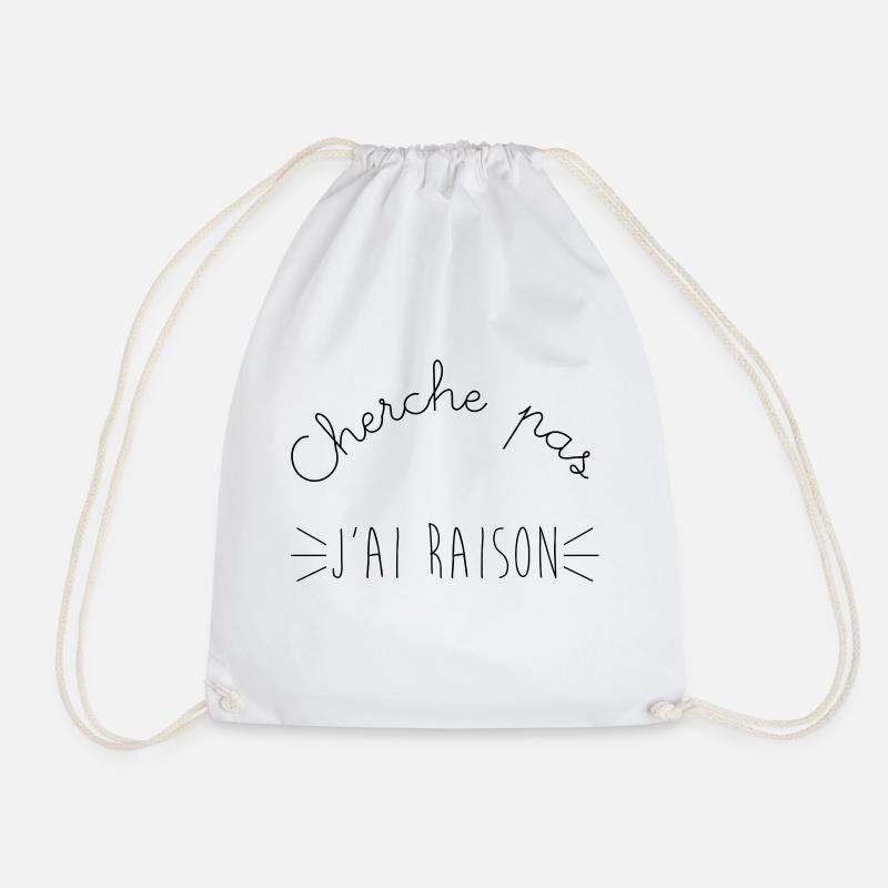 Search - Drawstring Bag - white