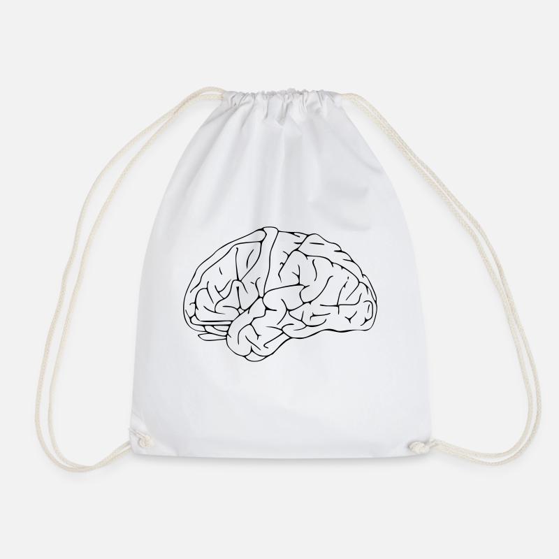 cerveau - Sac de sport léger - blanc