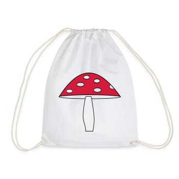 Pilz, Fliegenpilz - Sac de sport léger - blanc - Devant