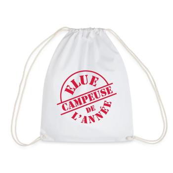 Elue Campeuse de l'année - Sac de sport léger - blanc - Devant