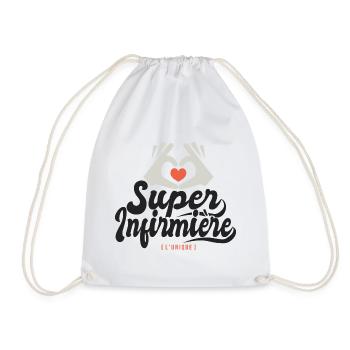 Super Infirmière l unique cadeau infirmiere - Sac de sport léger - blanc - Devant