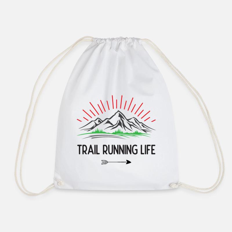 Trailrunning-Leben - Turnbeutel - Weiß