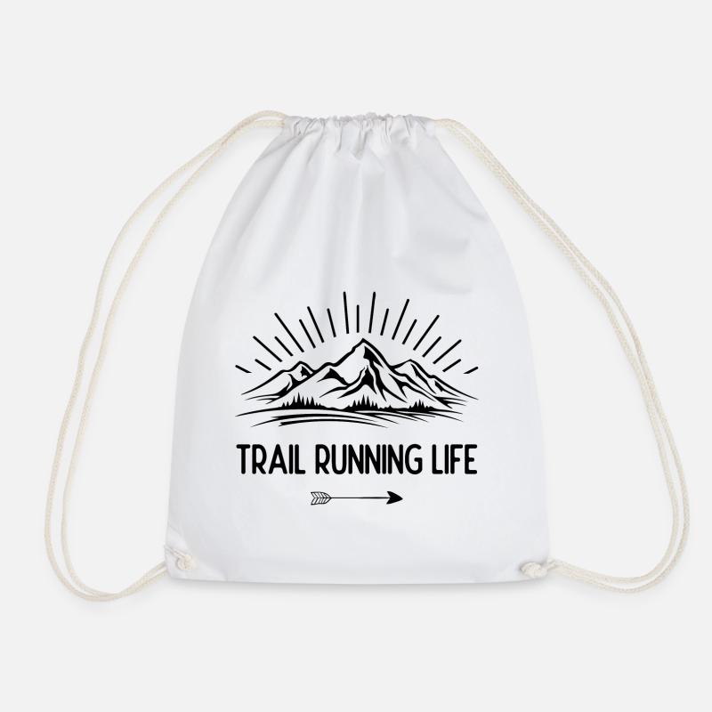Trailrunning-Leben - Turnbeutel - Weiß