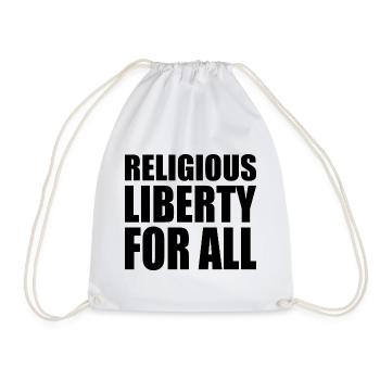 religious liberty for all - Sac de sport léger - blanc - Devant