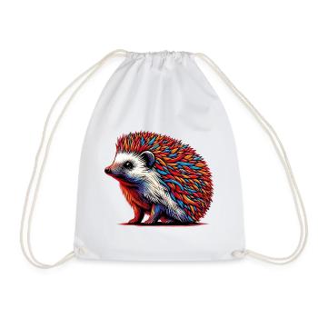 Hérisson - Sac de sport léger - blanc - Devant